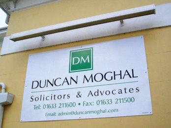 Plaque created by SignWise for Solicitors
